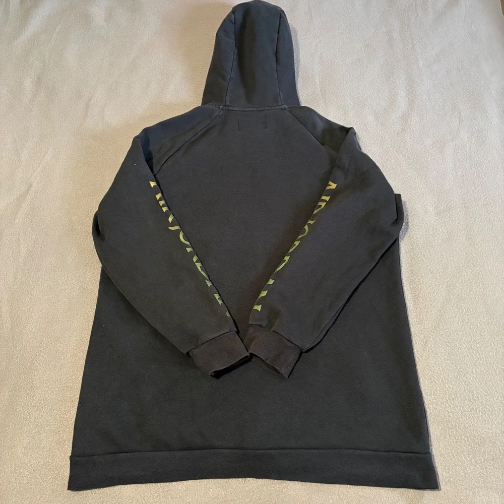 Jordan Full Zip Hoodie Mens Large Black Olive Green Nike Air Jumpman CK2223-011